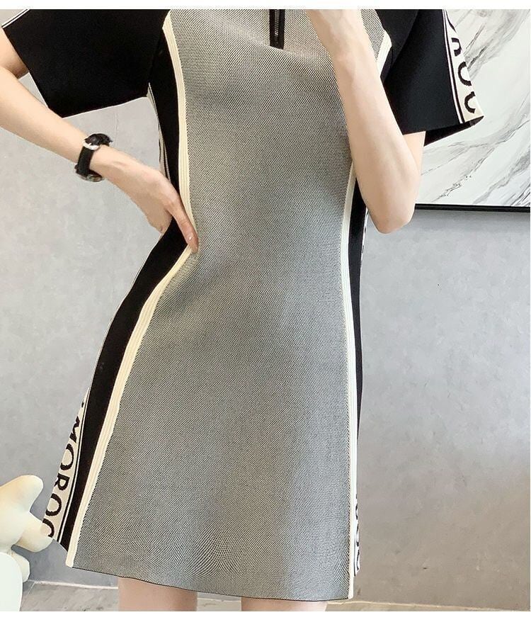 新商品 ファッション 美人度アップ 切り替え ワンピース＜F-8839＞