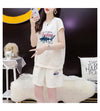 今季マストバイ ファッション カジュアル 半袖Ｔシャツⅹパンツセット全3色 <F-8265>