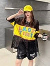 美人度アップ 早い者勝ち 絶対流行 カジュアル 2色選択 Tシャツ<F-11676>