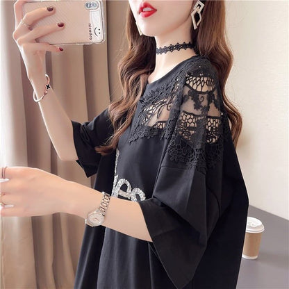 清純甘くて女子力UP   一目惚れ Tシャツ カットソー＜F-2950＞