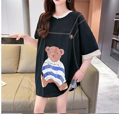 定番シンプル 好感度UP 海外トレンド カジュアル 全3色 半袖 Tシャツ ＜F-11490＞