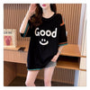 おすすめ   アルファベット Tシャツ ゆったり半袖 ＜F-2881＞