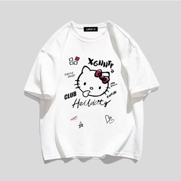 男女兼用 新作 カジュアル プリント Tシャツ F-13302