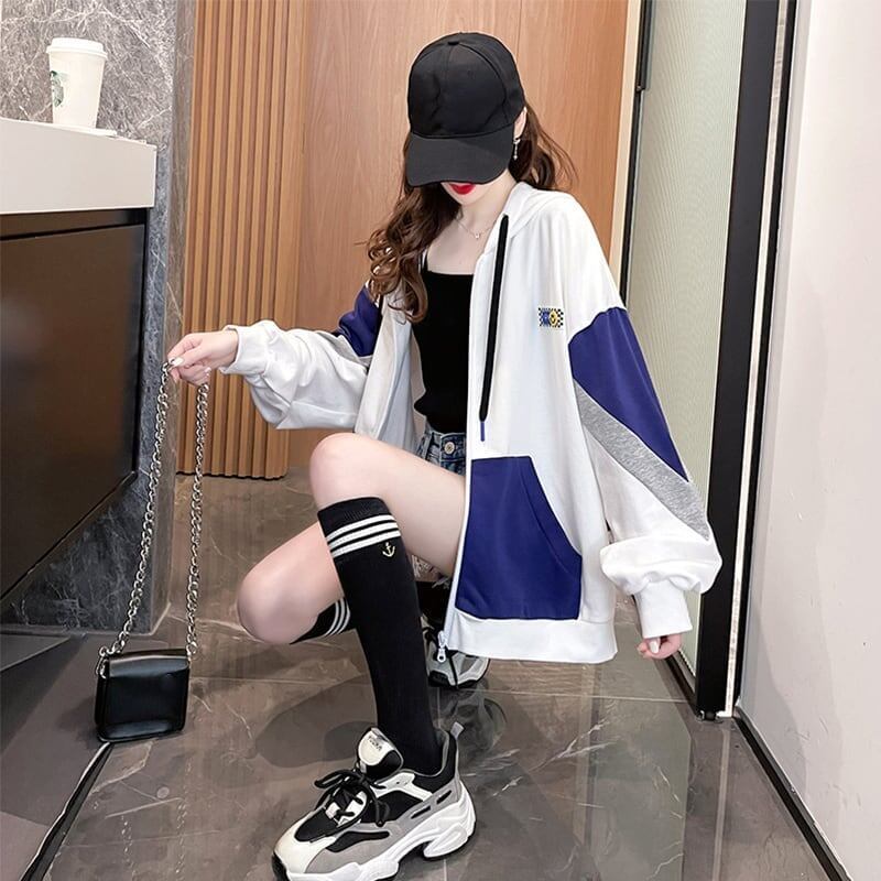 合わせやすい   お洒落 スウェット パーカー＜F-3718＞