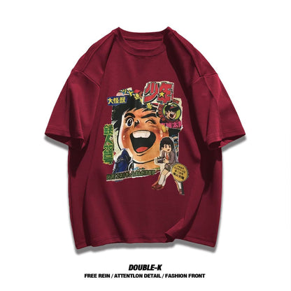 男女兼用 大人気 プリント ファッション 半袖 Tシャツ F-13276