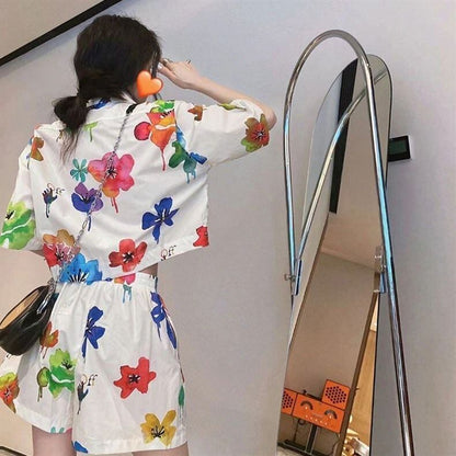 カジュアル カジュアル 夏に嬉しい機能付き 半袖Ｔシャツⅹパンツセット<F-11353>