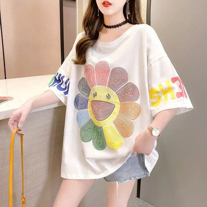 【人気急上昇中！】大人可愛い定番シンプル 好感度UP 海外トレンド カジュアル 全3色 半袖 Tシャツ ＜F-11285＞