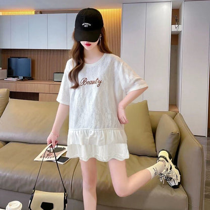 おすすめ 好感度UP 美人度アップ カジュアル 全4色 半袖 Tシャツ ＜F-11213＞