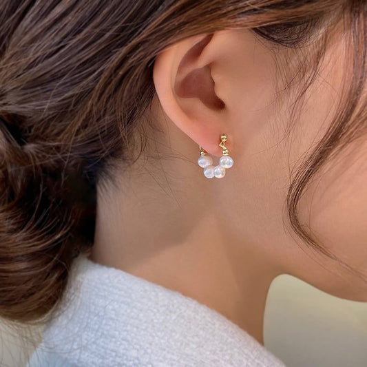 レトロ 清純甘くて女子力UP 好感度満載 イアリング アクセサリー＜isf-2807＞