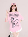 美人度アップ 売れ筋 話題沸騰中 絶対流行 早い者勝ち カジュアル 2色選択 Tシャツ<F-11279>