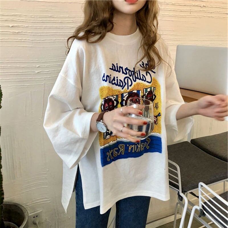 合わせやすい   美人度アップ Tシャツ カットソー＜F-3447＞