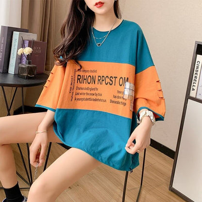 オシャレ度満点   美感いっぱい カットソー＜F-3042＞