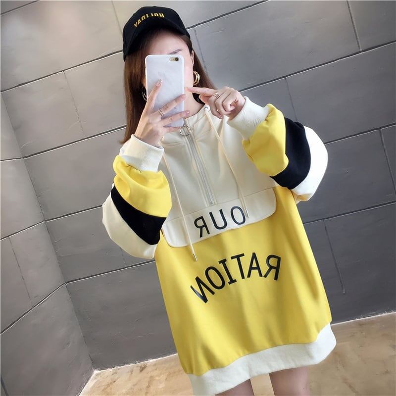 オシャレ感たっぷり   美人度アップ スウェット パーカー＜F-2842＞