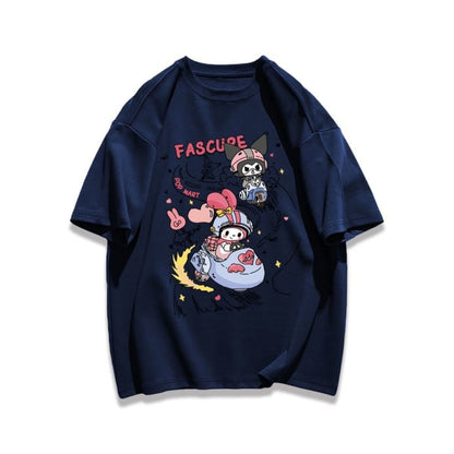 男女兼用 高品質 カジュアル Tシャツ F-13370