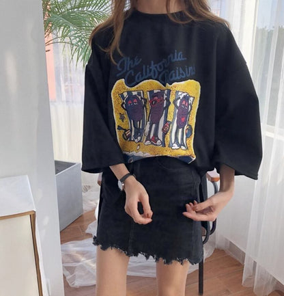 話題沸騰中   カジュアル 2色半袖Tシャツ＜F-8161＞