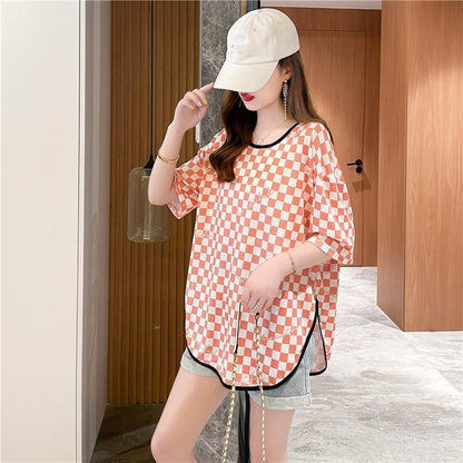 好感度満載   女性力を高める Tシャツ カットソー＜F-2985＞