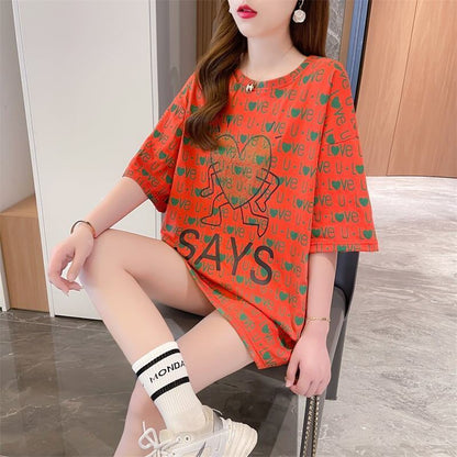 カジュアル   オシャレ度満点 Tシャツ カットソー＜F-3411＞