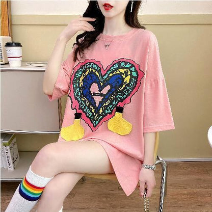 おすすめ   カジュアル 半袖Tシャツ＜F-8136＞
