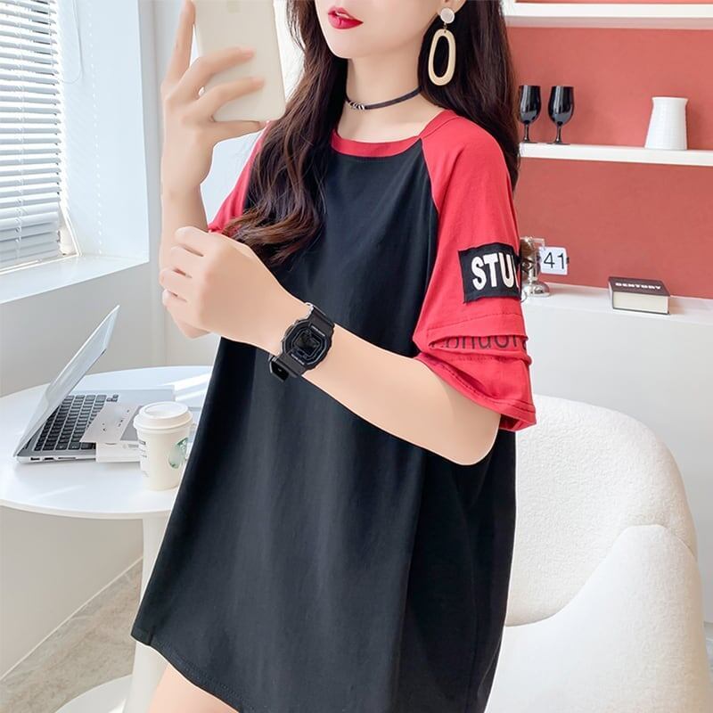 ゆったり感アップ   一目惚れ Tシャツ カットソー＜F-3533＞