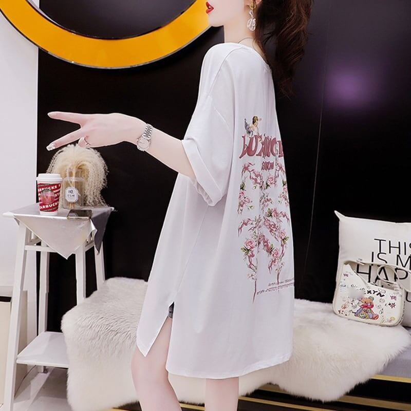 スタイリッシュ   一目惚れ Tシャツ カットソー＜F-3654＞