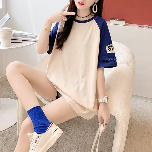 ゆったり感アップ   一目惚れ Tシャツ カットソー＜F-3533＞