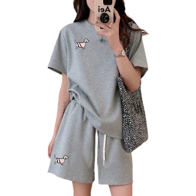 人気上昇中 着心地良い 真夏も快適 カジュアル 全5色 半袖 Tシャツ ショートパンツ セットアップ ＜F-9216＞