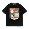 【半額！期間限定！！】ベストセラーアイテム！ カジュアルプリント全5色 早い者勝ち 半袖Tシャツ 男女兼用F-9124