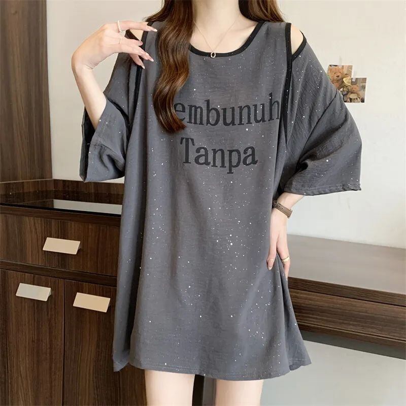 絶対欲しい 特別デザイン 個性派 プリント 2色選択 半袖Tシャツ＜F-8554＞