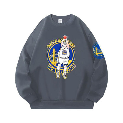 【春新作】期間限定 おすすめ プリントロゴ ゆったり 5色展開 ユニセックス スウェット<F-12633>