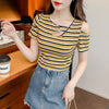 カジュアル   オシャレ度満点 Tシャツ カットソー＜F-3565＞