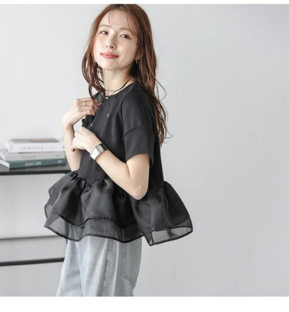 知的 海外トレンド 早い者勝ち 好感度UP カジュアル 全3色 半袖 Tシャツ ＜F-11763＞