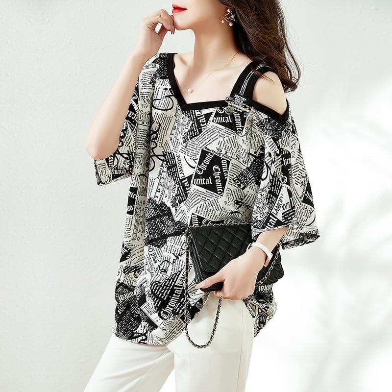カジュアル   お洒落 Tシャツ カットソー＜F-3143＞