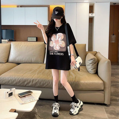 超人気 切り替え カジュアル プリント全3色 半袖Tシャツ カットソー ＜F-8609＞