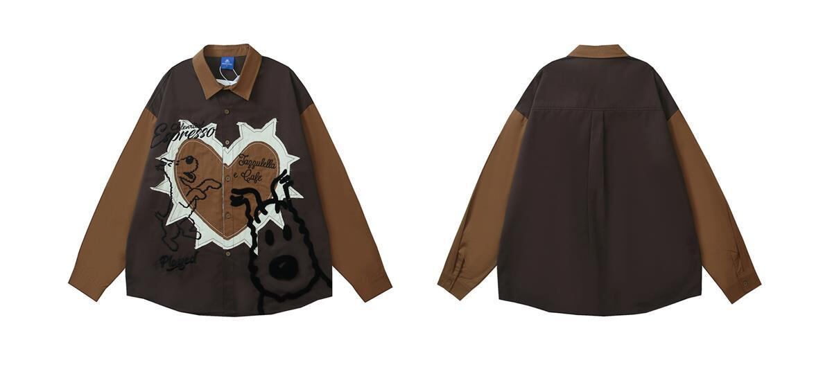 ベストセラーアイテム！ファッション感満々 切り替え アバンギャルド 2色選択 Tシャツ ＜F-9506＞