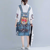 旅行Ｔシャツ 夏 レディース 膝丈 プリント 大きいサイズ ゆったりさらっと涼しい <F-656>