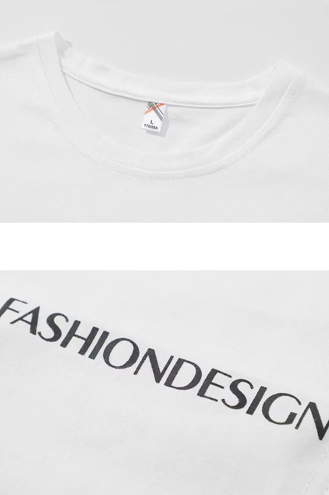 大流行 シンプル 男女兼用 ファッション 半袖 Tシャツ F-13321