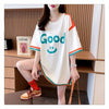 おすすめ   アルファベット Tシャツ ゆったり半袖 ＜F-2881＞