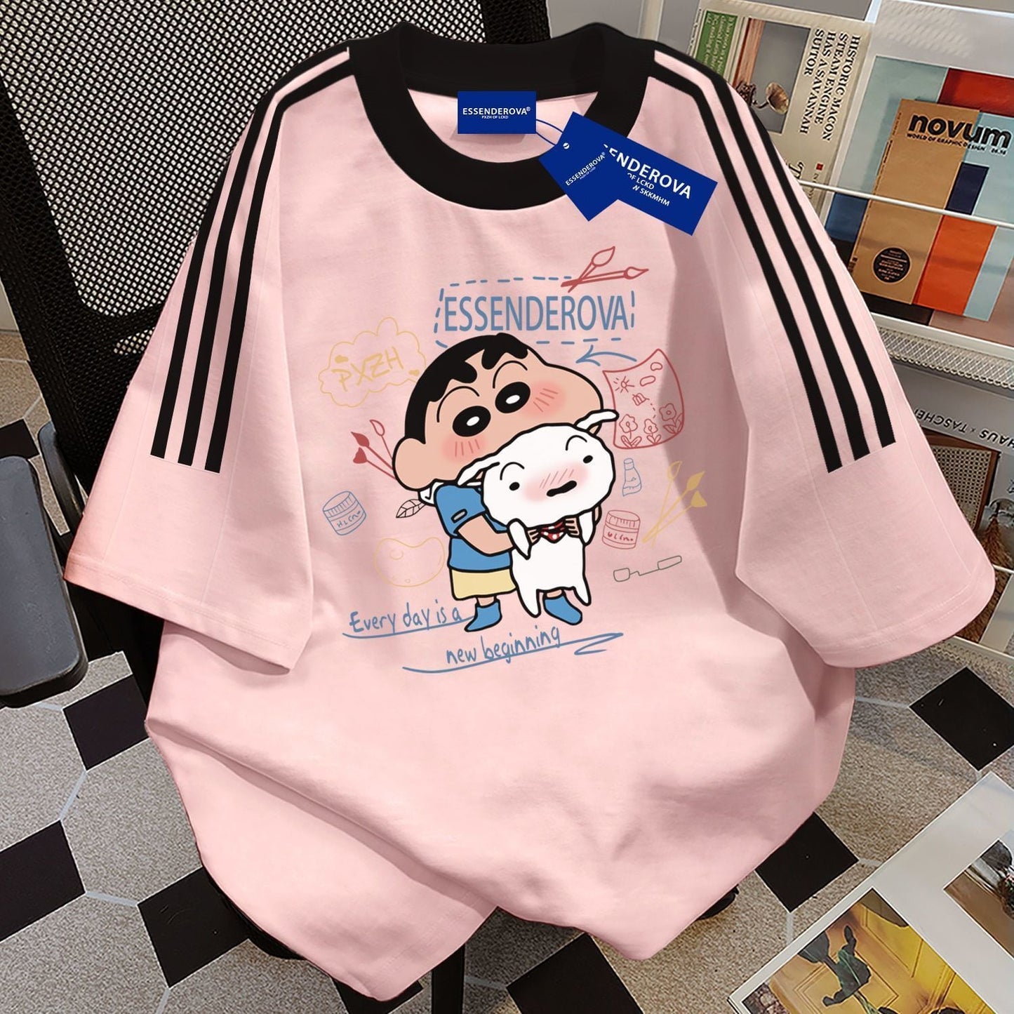 男女兼用 新作 カジュアル 半袖 Tシャツ F-13343
