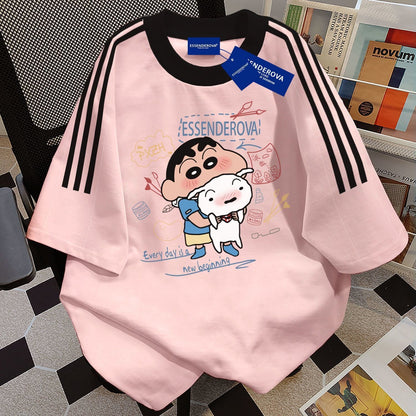 男女兼用 新作 カジュアル 半袖 Tシャツ F-13343