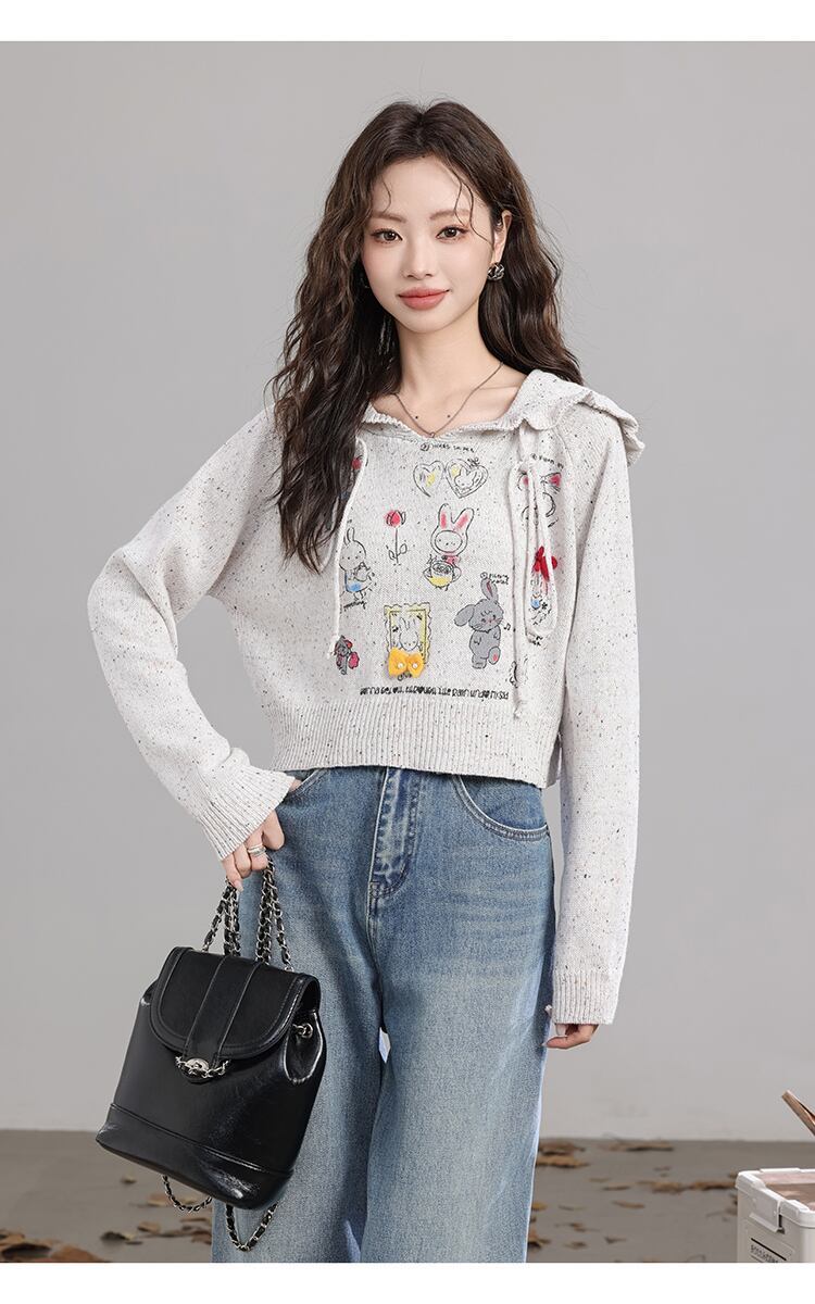 都市ファッショ オシャレデザイン 可愛い  スウェットisf-10194