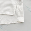 好感度満載 レース切り替え 笑顔 ゆったり ホワイト 着?せ 七分袖 Tシャツ　＜isf-1938＞