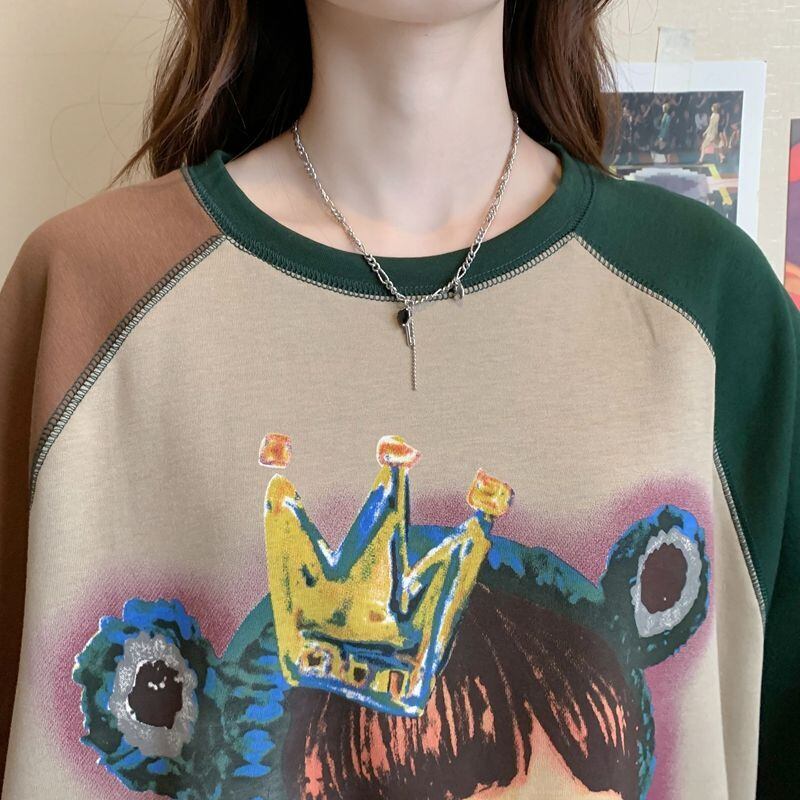 話題沸騰中 ビッグロゴ お勧めカラーマッチング ゆったり 半袖Tシャツ＜F-8350＞