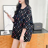 着回し力抜群 カジュアル 個性派 ゆったりトップス 半袖Tシャツ 全2色＜F-8263＞