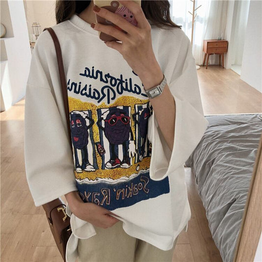 話題沸騰中   カジュアル 2色半袖Tシャツ＜F-8161＞