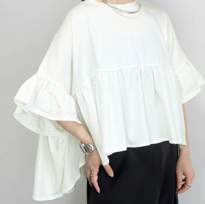 超人気 ファッション ゆったり感アップ Tシャツ カットソー＜F-8372＞
