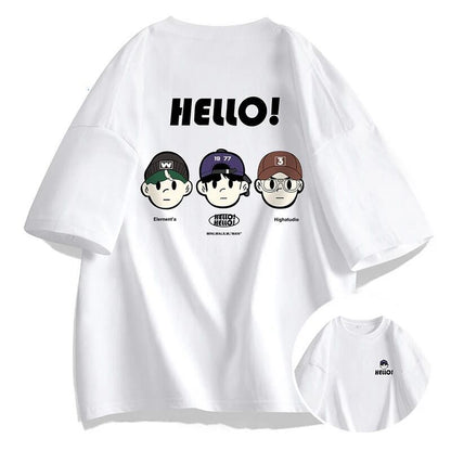 キュート 売り切れ必至 定番シンプル 着回し力抜群 全5色 半袖Tシャツ<F-11642>