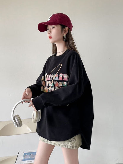 着回し力抜群 sweet系可愛い オシャレデザイン スウェットF-10565