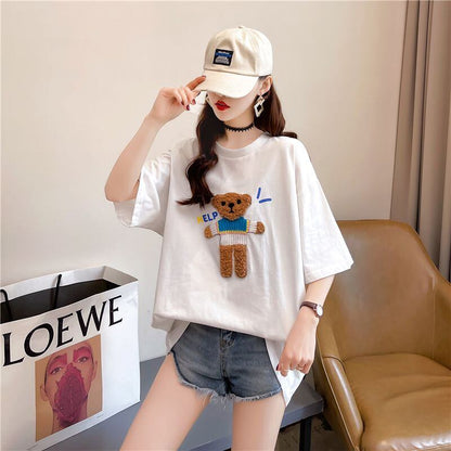 海外トレンド 海外トレンド 美人度アップ 好感度UP カジュアル 全3色 半袖 Tシャツ ＜F-11644＞