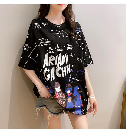 定番シンプル 絶対流行 超人気 早い者勝ち カジュアル 2色選択 Tシャツ<F-11500>