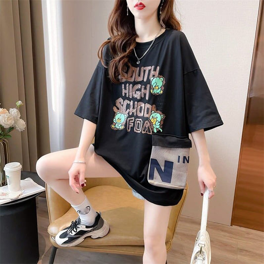 スタイリッシュ   一目惚れ Tシャツ カットソー＜F-3091＞